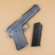 IMG_3750.jpg Pistol Colt M1911 Prop removable magazine practice fake training gun