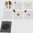 Printplates.png Garfield deitado - modelo 3D para impressão FDM 🐱