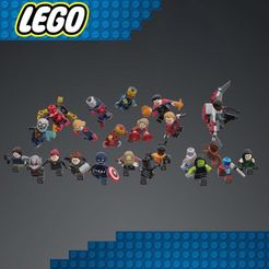 Avenger-End-Game-1.jpg STL file Lego - Avenger End Game CHARACTER・3D printing design to download