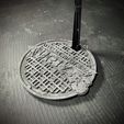 IMG_7571.jpg TMNT Sewer Cover for 1/4 scale figure stand Great for NECA 16" Turtles