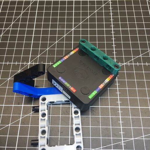 M5Stack Adapter for MOC Brick (works with Lego) 3D model