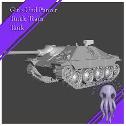 c1.jpg Girls Und Panzer "Turtle" Jagdpanzer 38T Hetzer  (1:35 scale)