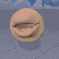 1.jpg Fichier STL bouche de masturbateur mâle・Modèle imprimable en 3D à télécharger