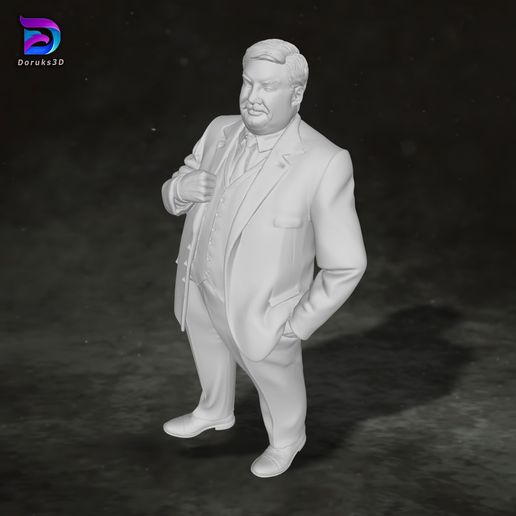 9.jpg Vernon Dursley Harry Potter Action Figures Custom Action 3D print model