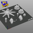 Prusa.png Datei 3D Maggie Simpson Flexi Alien・Modell für 3D-Druck zum herunterladen