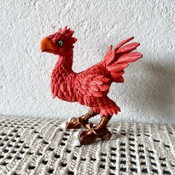 🐦 Chocobo - Final Fantasy -チョコボ-FANART FIGURINE・Impressão 3D