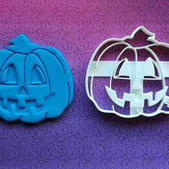 halloween.jpg Download STL file Pumpkin cookie cutter - size 10cm • 3D printable object, dragoboarder