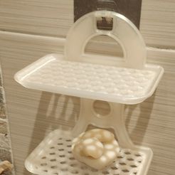 STL file Minimal Shower Organizer and Soap Dish・3D printable model to  download・Cults