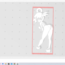 misty.png Fichier STL llavero misty ass・Modèle à télécharger et à imprimer en 3D