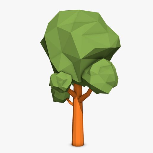 cartoon-tree03.jpg Cartoon Low Poly Tree No.5