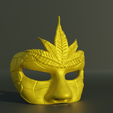 22.png Prom Party Masquerade - Face Mask 3D print model