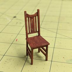chairpainted.jpg 1:24 Arts and Crafts Style Chair