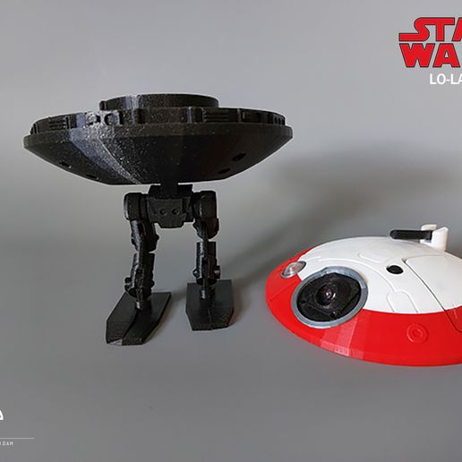 wT AR WARS LOLA (LO-LA59) DROID Obi-Wan Kenobi