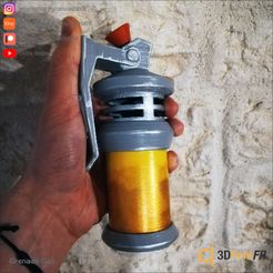 Fortnite-Gaz-03.jpg STL-Datei FanArt einer Gas-Granate kostenlos・Design für 3D-Drucker zum herunterladen