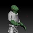 ScreenShot130.jpg Star Wars .stl ADMIRAL ACKBAR .3D action figure .OBJ Kenner style