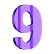 9.stl STL file Text Flip: Numbers 0-20・3D printing model to download