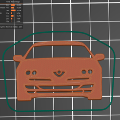 gtv_key_promo.png STL file Alfa Romeo GTV Type 916 front key silhouette・3D printable model to download, EdimDesign