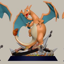 ZBrush-Document14.jpg Charizard-Statue