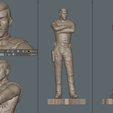 er a Ht 0 I il Matt Trakker MASK Leader with Spectrum Statue 3D print model