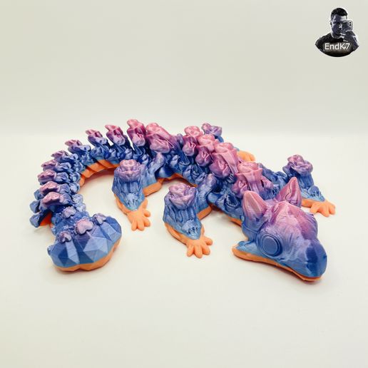 👶 Baby Favorite Dragon - ARTICULATED TOY - PRINT IN PLACE - NO SUPPORTS ...