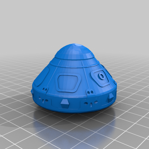 🚀 The Martian MAV Command Pod・Free 3D File for ・Cults