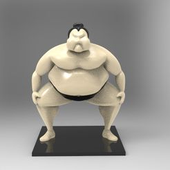 zumo.jpg Datei STL Sumo-Ringer・Modell für 3D-Druck zum herunterladen