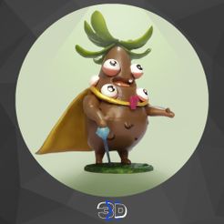 <P) Archivo OBJ Frailejón Ernesto Pérez - Super Héroe・Diseño de impresora 3D para descargar