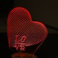 plexi lampe idriz 25.01.2021-0775.jpg Heart lamp, led lamp, romantic lamp, love lamp, engrave, lasercut, laser cut, k40, SVG