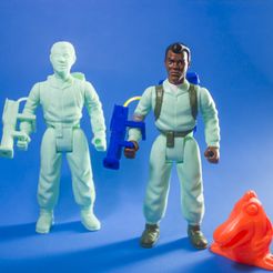 0.jpg Archivo STL gratis Los Cazafantasmas Winston Zeddemore Conjunto Articulado・Objeto de impresión 3D para descargar
