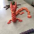 Flexi Print-in-Place Imperial Dragon with 3MF Included!