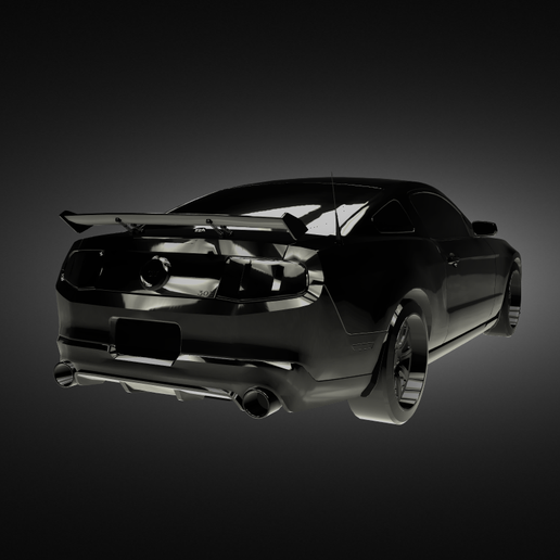 Download STL file Ford Mustang • 3D print template ・ Cults