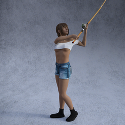 CastFish1.png Free 3MF file Fishing - Cast・3D print design to download