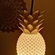 thumbnail_IMG_20210730_224500.jpg STL file Pineapple Pendant Lamp・3D printing design to download