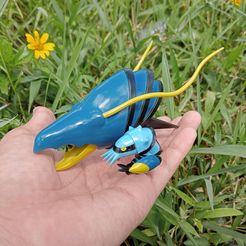 343228060_189603263907103_1264379482526141706_n.jpg Fichier STL Pokémon - Clawitzer・Objet imprimable en 3D à télécharger