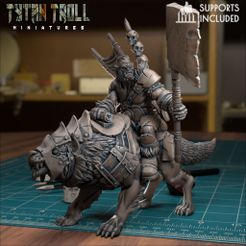 OrcRider.jpg Archivo STL Orc Rider - [Pre-apoyado]・Design para impresora 3D para descargar, TytanTroll_Miniatures