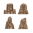 Shrines.png 32mm Tabletop Scenery Demonic Temple Basing Bits Pack