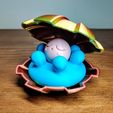 6BFE1B37-6970-4ABE-B845-E38FA1CC5930.JPG Free STL file Clamperl Pokemon (Multi-part)・3D printer design to download