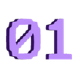 01.stl TERMINAL Font Numbers (01-30)