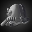 PowerArmorT45HelmetBack34LEftHigh.jpg Fallout 4 T-45 Power Armor Helmet for Cosplay