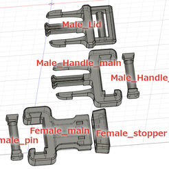filenames.png Free STL file Buckles replacement for Ortlieb bag V3・3D printing template to download, CyberCyclist