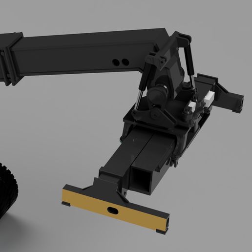 Stacker_12.jpeg container reach stacker HO scale 1:87