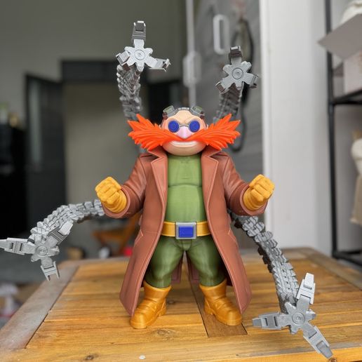 dr eggtopus – EGGMAN X dr OCTOPUS Fan art (no ams-multiparts/3mf)