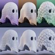 MunnyStuff_Halloween_Ghost_Mosaic_FrontRight.jpg Munny Stuff | Halloween Ghost | Artoy Figurine Accessories