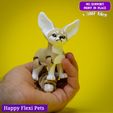 Fennec_flexi_toy_9.jpg Fennec fox realistic articulated flexi toy (#41)