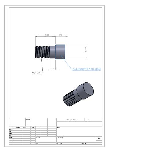 Traction N S bridge Crane EISA 3D model