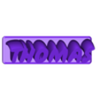 Thomas_Organic.STL Thomas 3D Nametag - 5 Fonts