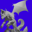 chrono_angle1.png Velchron, le dragon de l'horloge - Miniature imprimable en 3D