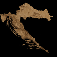 3.png Topographic Map of Croatia – 3D Terrain