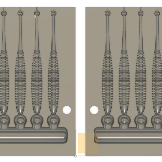Mold Spank worm lure. 3D .STEP and .STL file for CNC and 3D print. 3D model