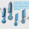 LED strip lamps.png Fichier 3D Bras universel・Modèle imprimable en 3D à télécharger